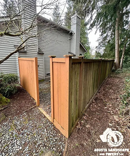 Retaining Wall & Fencing Project